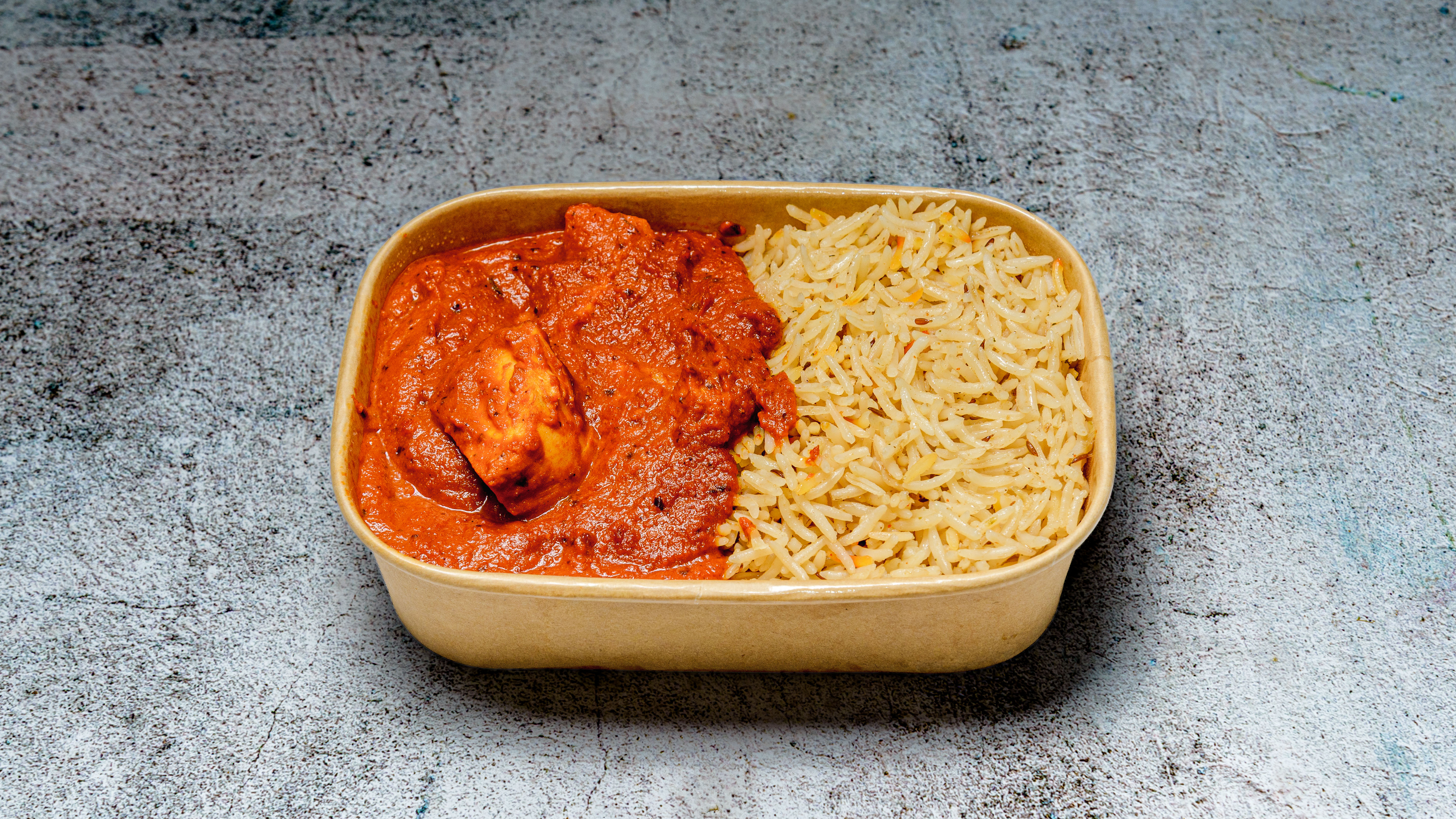 Butter Chicken + Rice Platter