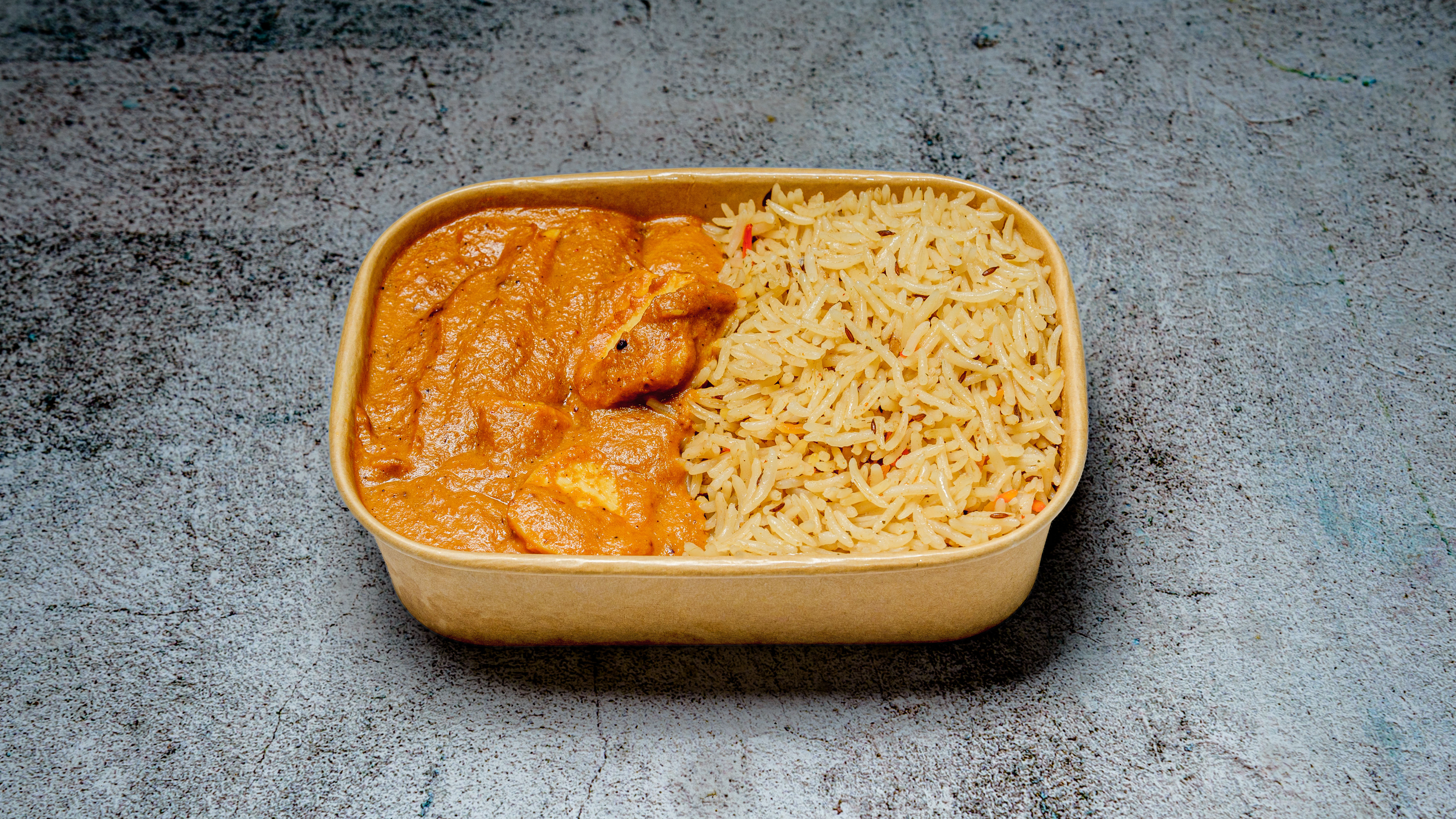 Korma Chicken + Rice Platter